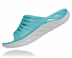Men's ORA Recovery Slide Aquarelle / Blazing Orange