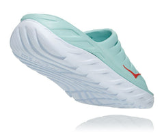 Women's ORA Recovery Slide Eggshell Blue / White