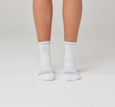 All Gender Performance Crew Sock White