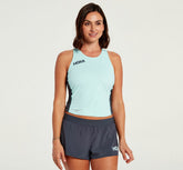 Women's Fitted Tank Blue Tint