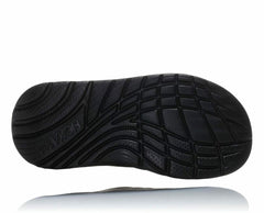 Men Recovery Sandals | HOKA ONE ONE ORA Recovery Flip Black / Dark Gull Gray