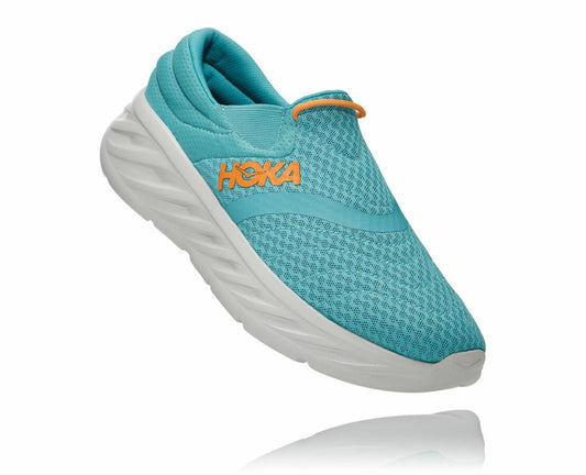 Men Recovery Sandals | HOKA ONE ONE Ora Recovery Shoe 2 Aquarelle / Blazing Orange