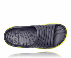 Men Recovery Sandals | HOKA ONE ONE ORA Recovery Slide Odyssey Grey / Evening Primrose