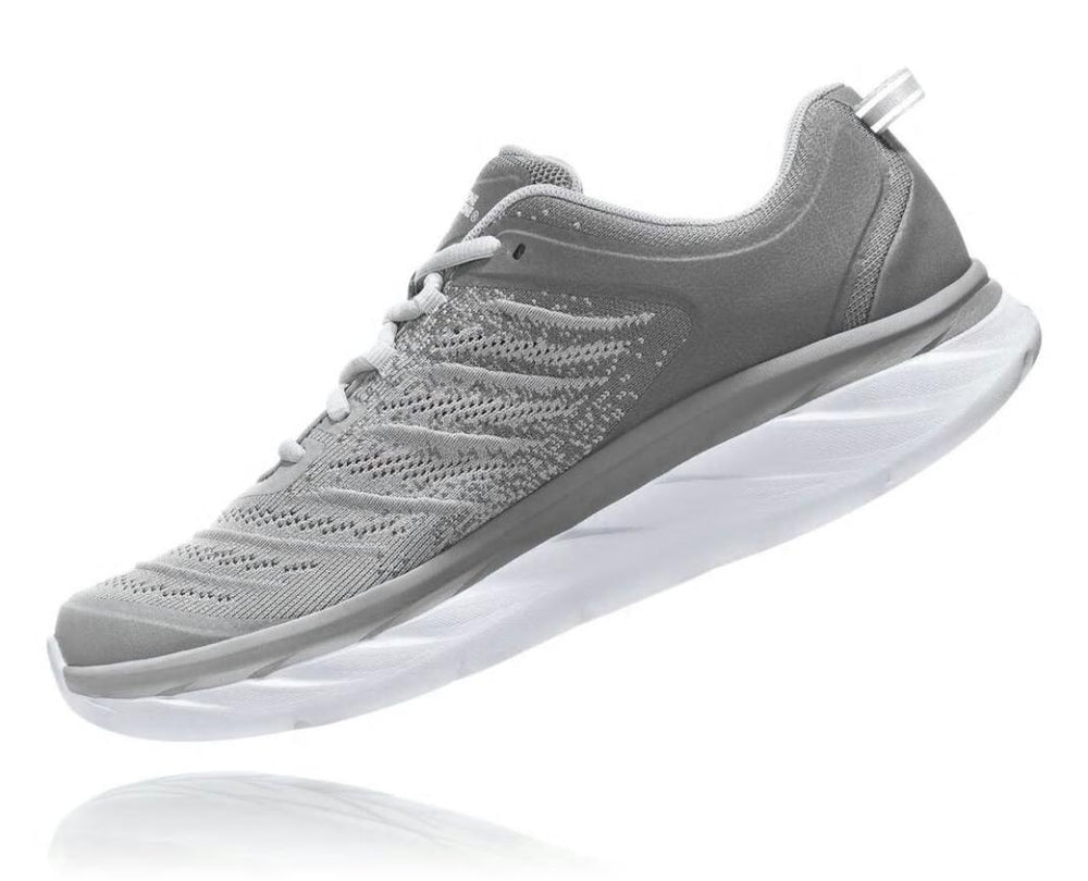 Men Road Running | HOKA ONE ONE Akasa Frost Gray /silver Sconce