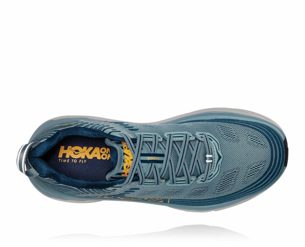 Men Road Running | HOKA ONE ONE Bondi 6 Lead / Majolica Blue
