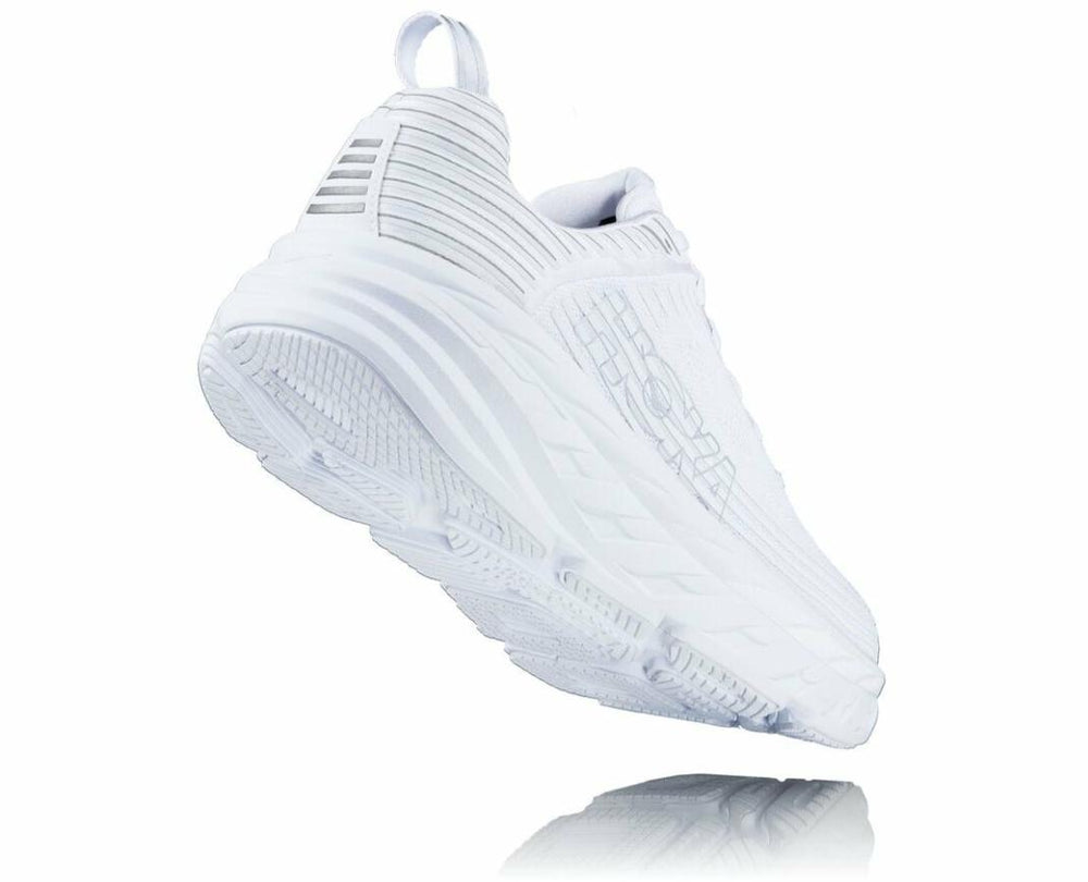 Men Road Running | HOKA ONE ONE Bondi 6 White / White Reflective