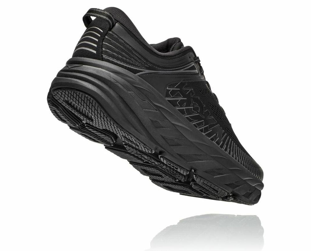 Men Road Running | HOKA ONE ONE Bondi 7 Black / Black