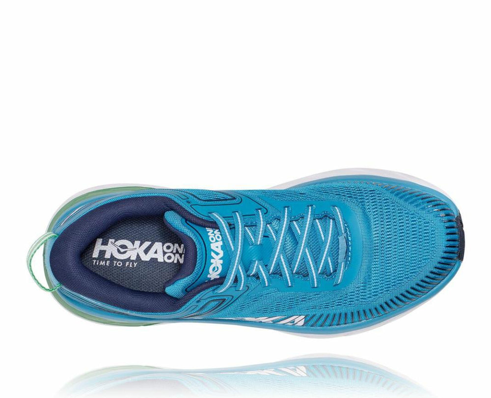 Men Road Running | HOKA ONE ONE Bondi 7 Blue Moon / Moonlit Ocean