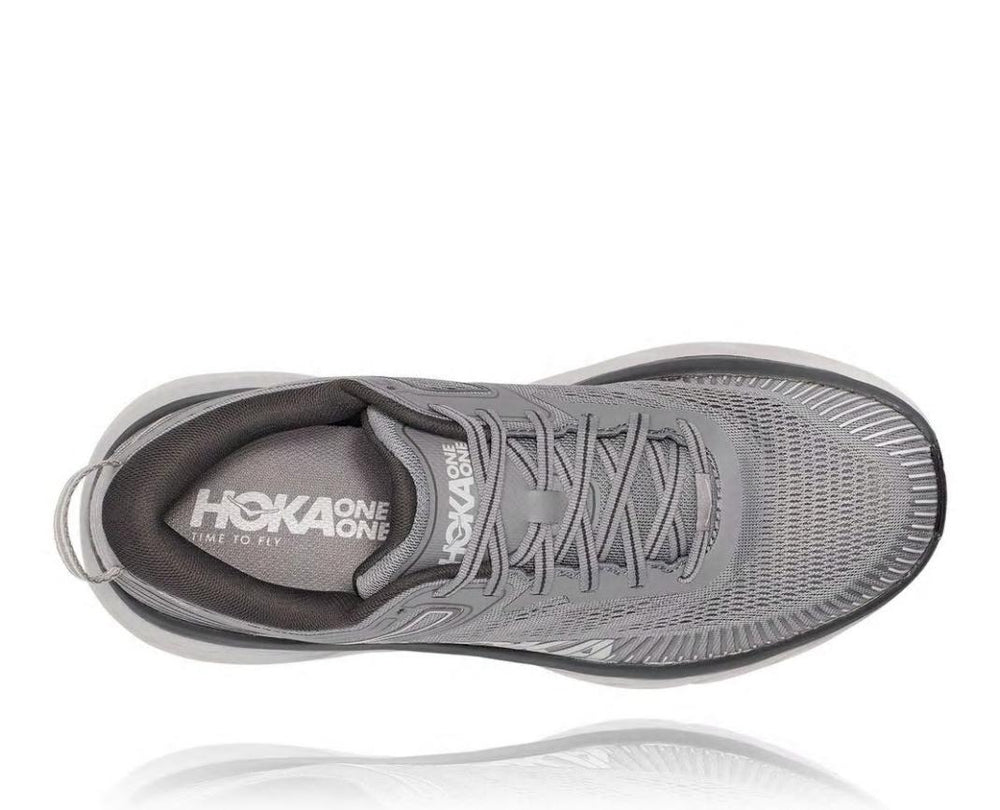 Men Road Running | HOKA ONE ONE Bondi 7 Wild Dove / Dark Shadow