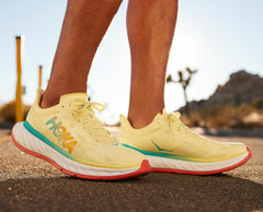 Men Road Running | HOKA ONE ONE Carbon X 2 Luminary Green / Hot Coral