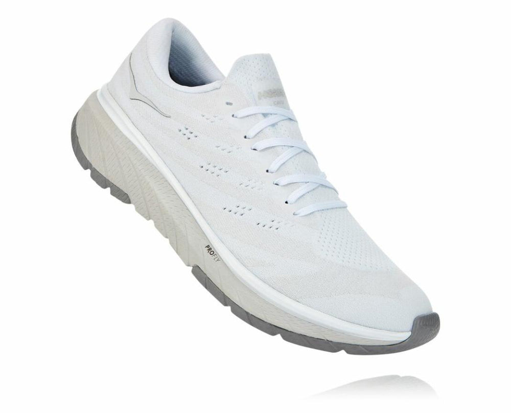 Men Road Running | HOKA ONE ONE Cavu 3 White / Nimbus Cloud