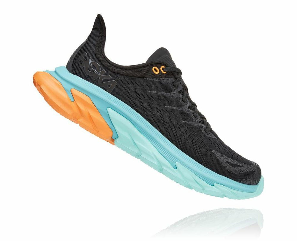 Men Road Running | HOKA ONE ONE Clifton Edge Black / Aquarelle