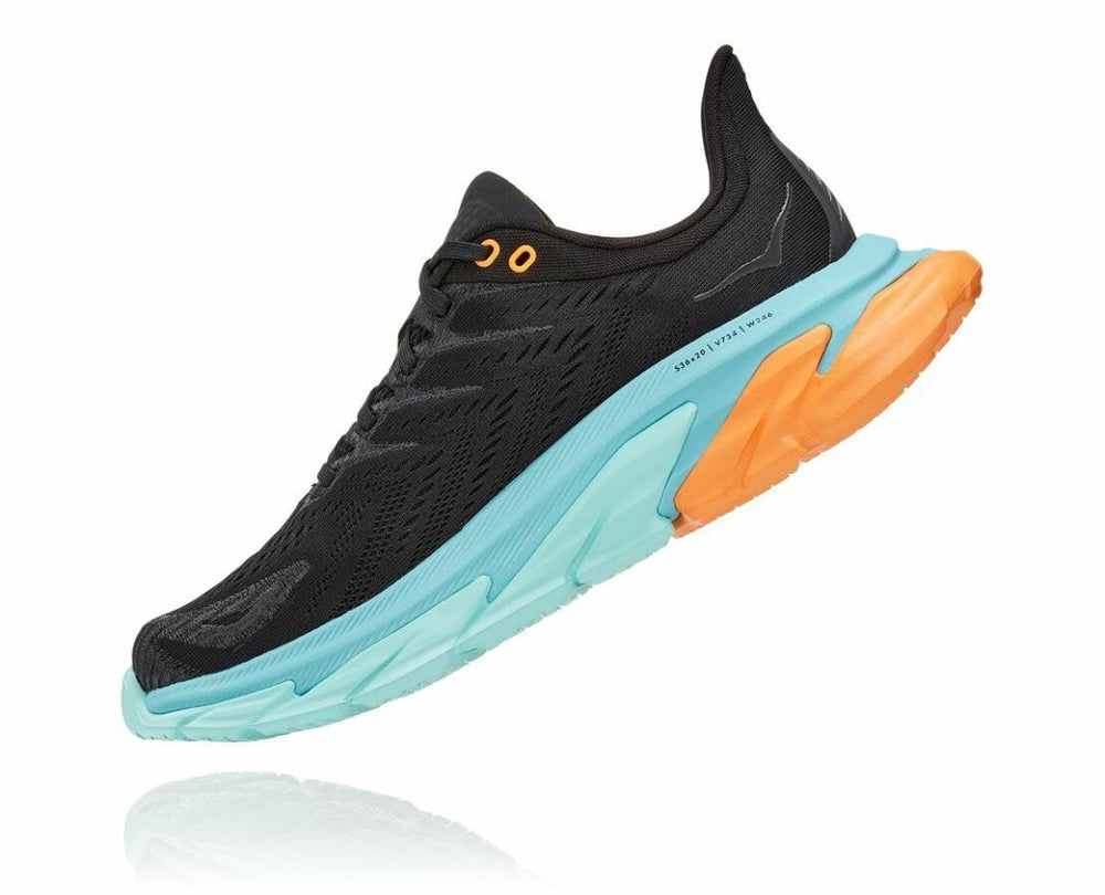 Men Road Running | HOKA ONE ONE Clifton Edge Black / Aquarelle
