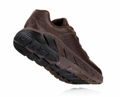 Men Road Running | HOKA ONE ONE Gaviota Leather Demitasse / Black