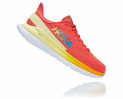 Men Road Running | HOKA ONE ONE Mach 4 Hot Coral / Saffron