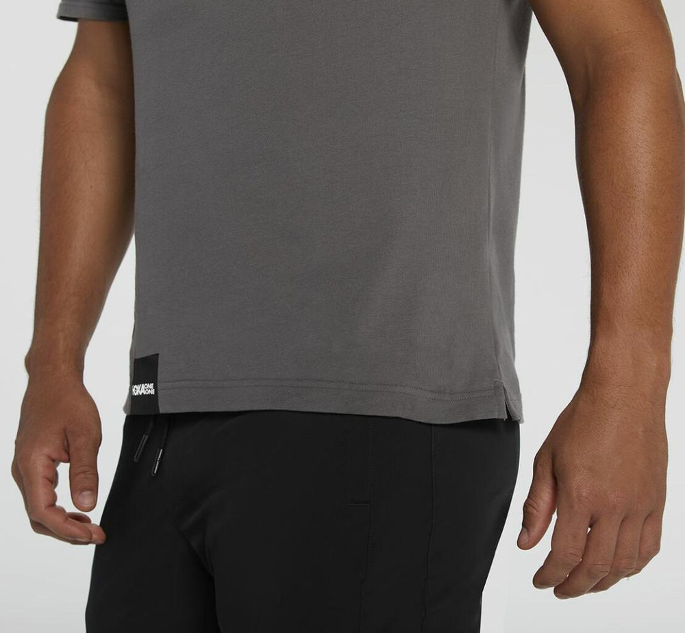 Men Tops | HOKA ONE ONE Brand Tee Charcoal