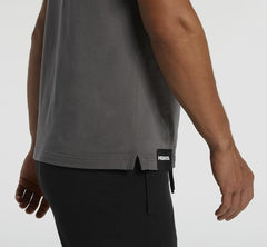 Men Tops | HOKA ONE ONE Brand Tee Charcoal