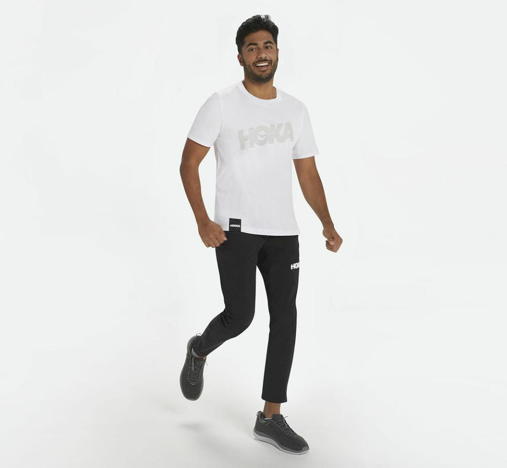 Men Tops | HOKA ONE ONE Brand Tee White