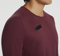 Men Tops | HOKA ONE ONE Performance Long Sleeve Cordovan
