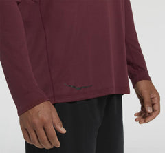 Men Tops | HOKA ONE ONE Performance Long Sleeve Cordovan