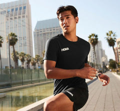 Men Tops | HOKA ONE ONE Performance Short Sleeve Black