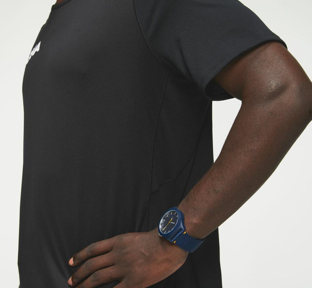 Men Tops | HOKA ONE ONE Performance Short Sleeve Black