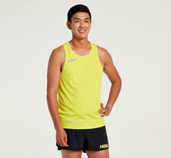Men Tops | HOKA ONE ONE Singlet Citrus