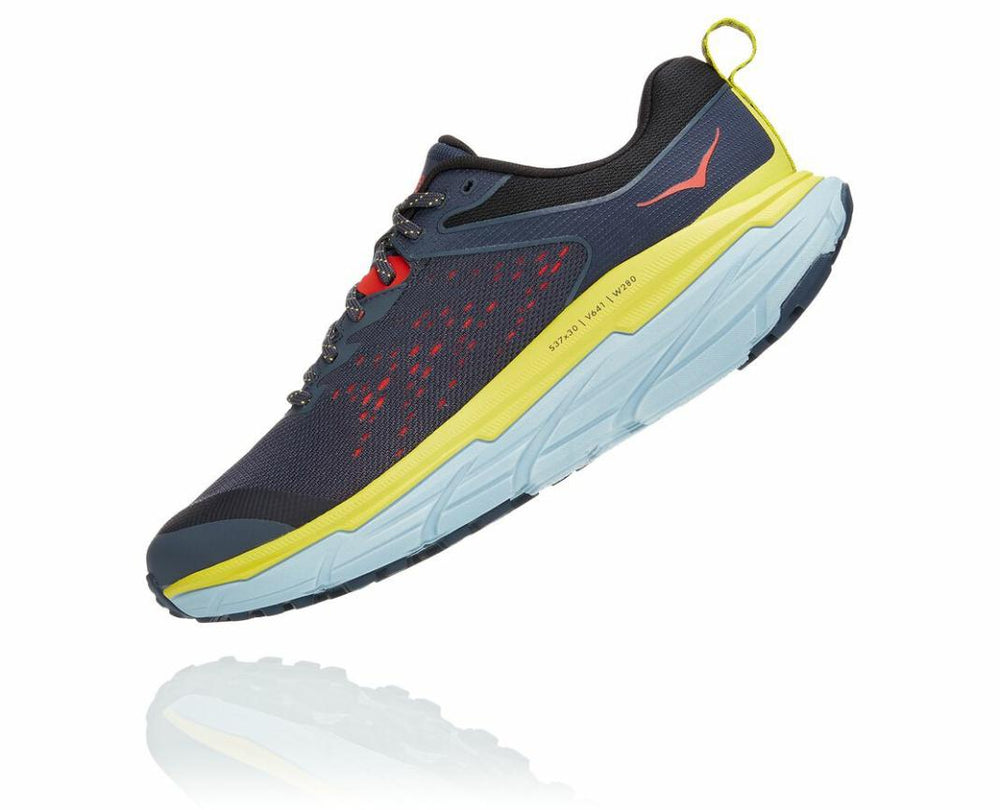 Men Trail Running | HOKA ONE ONE Challenger ATR 6 Ombre Blue / Green Sheen