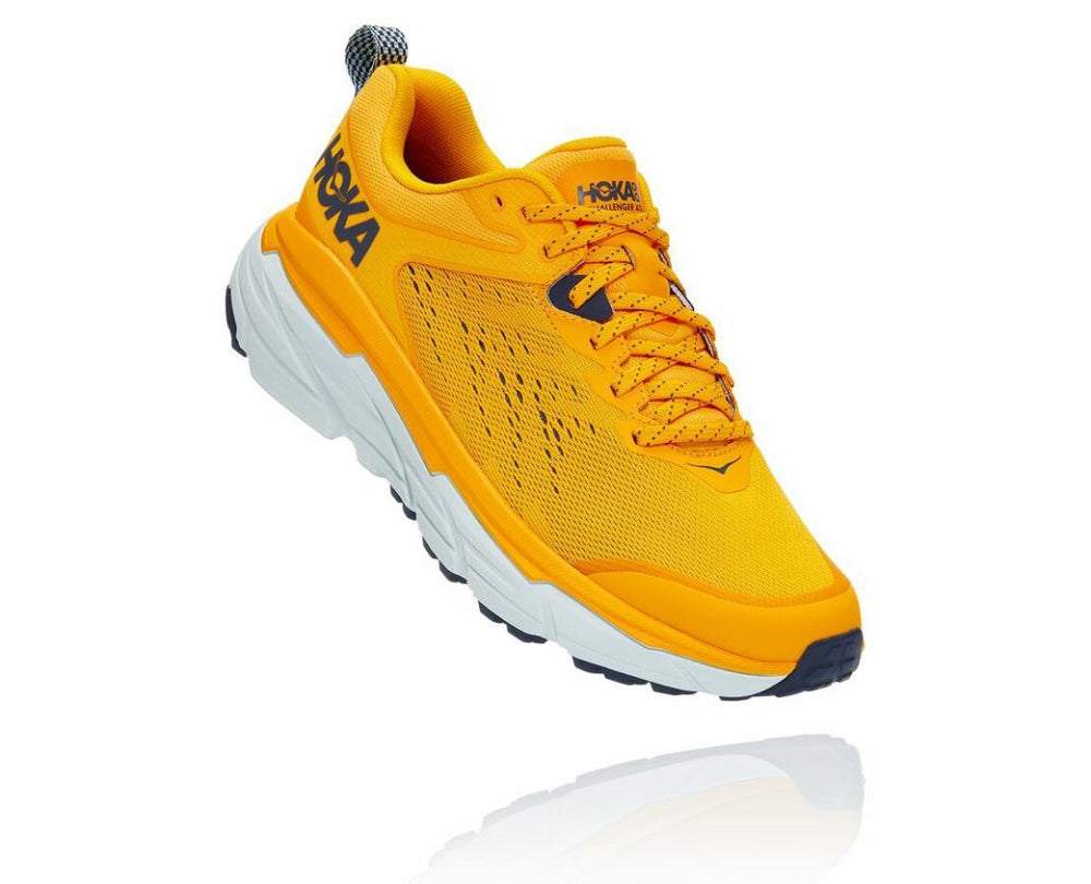 Men Trail Running | HOKA ONE ONE Challenger ATR 6 Saffron / Morning Mist