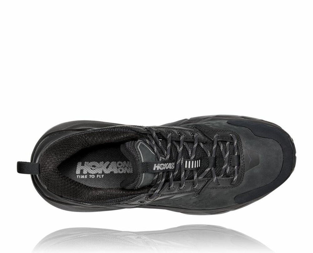 Men Trail Running | HOKA ONE ONE Kaha Low GORE-TEX Black / Charcoal Gray