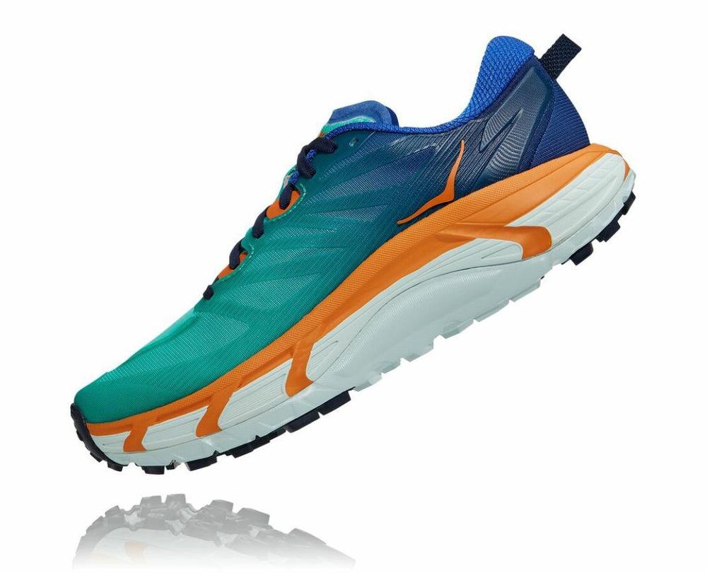 Men Trail Running | HOKA ONE ONE Mafate Speed 3 Dazzling Blue / Desert Sun