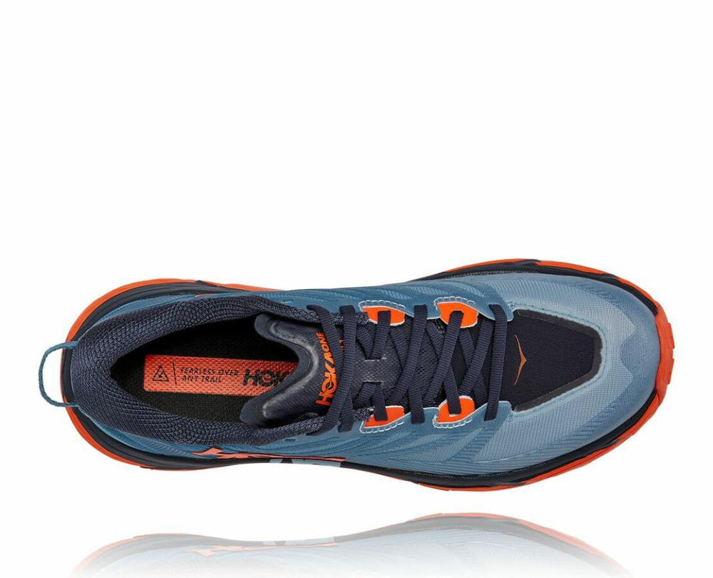 Men Trail Running | HOKA ONE ONE Mafate Speed 3 Provincial Blue / Carrot
