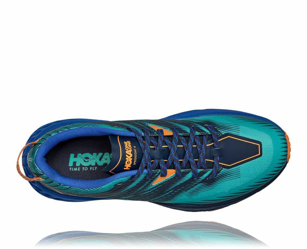 Men Trail Running | HOKA ONE ONE Speedgoat 4 Atlantis / Dazzling Blue