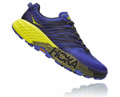Men Trail Running | HOKA ONE ONE Speedgoat 4 Black Iris / Evening Primrose