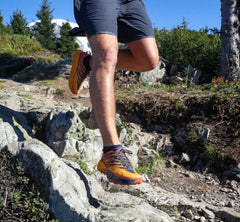 Men Trail Running | HOKA ONE ONE Speedgoat 4 Gold Fusion / Black Iris