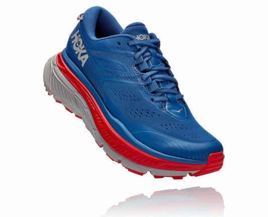 Men Trail Running | HOKA ONE ONE Stinson Atr 6 Dark Blue / High Risk Red