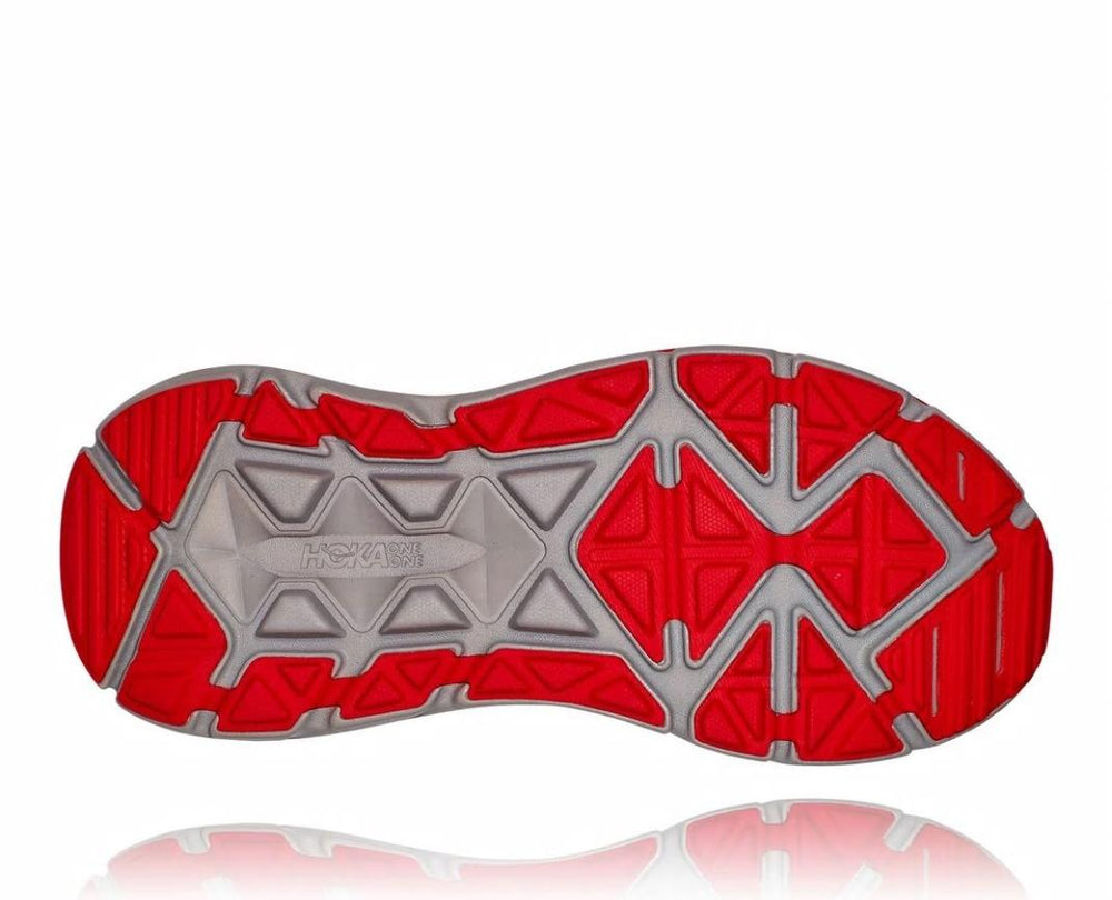 Men Trail Running | HOKA ONE ONE Stinson Atr 6 Dark Blue / High Risk Red