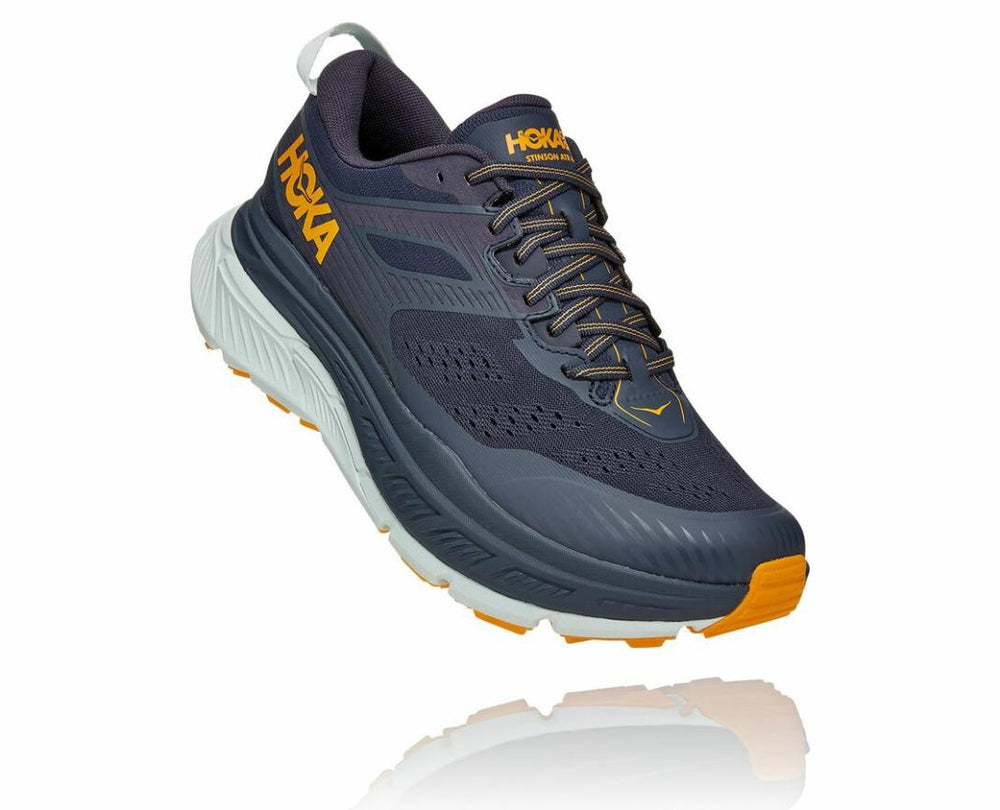 Men Trail Running | HOKA ONE ONE Stinson Atr 6 Ombre Blue / Saffron