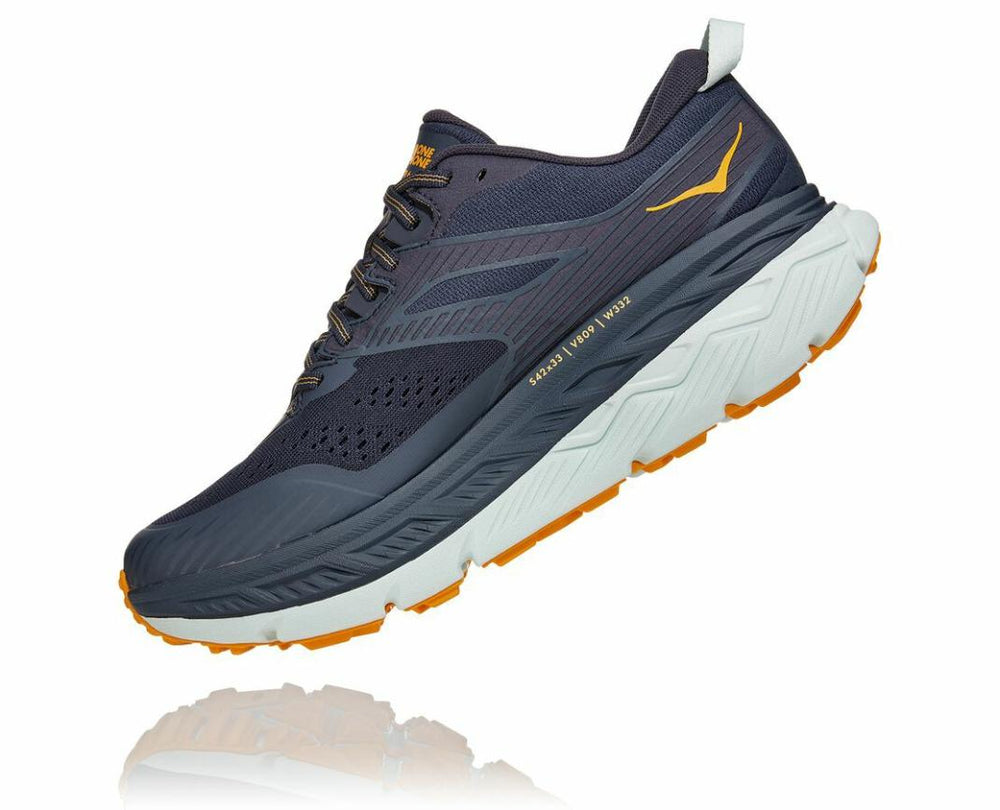 Men Trail Running | HOKA ONE ONE Stinson Atr 6 Ombre Blue / Saffron