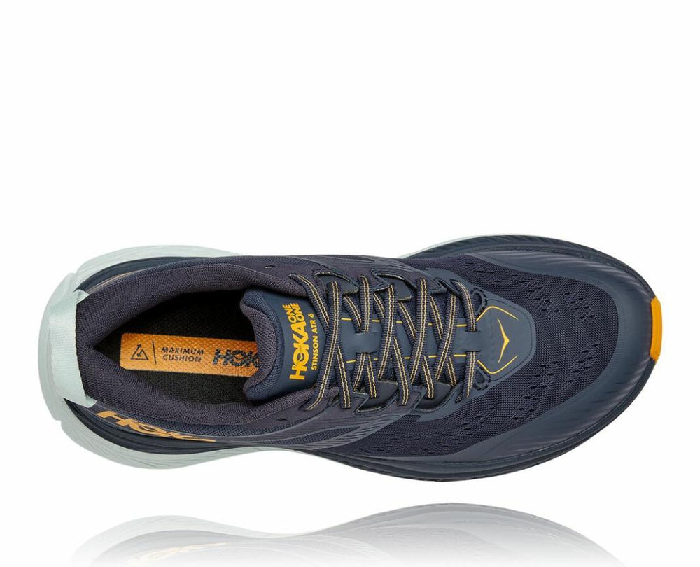 Men Trail Running | HOKA ONE ONE Stinson Atr 6 Ombre Blue / Saffron