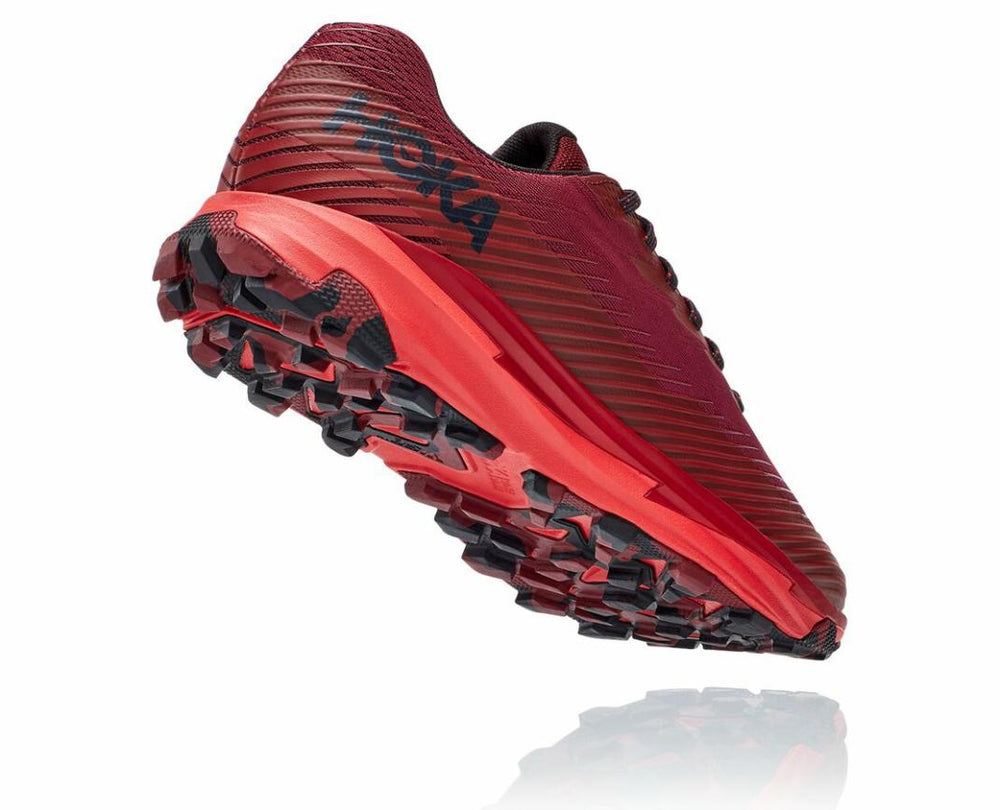 Men Trail Running | HOKA ONE ONE Torrent 2 Cordovan / High Risk Red