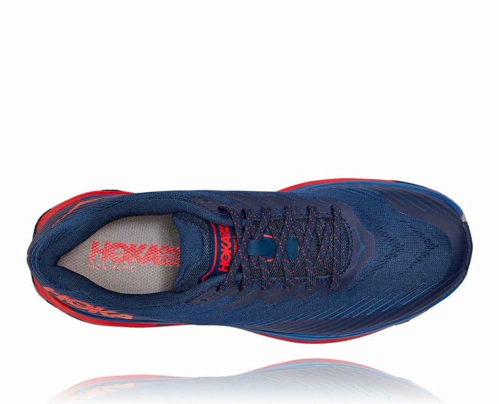 Men Trail Running | HOKA ONE ONE Torrent 2 Moonlit Ocean / High Risk Red