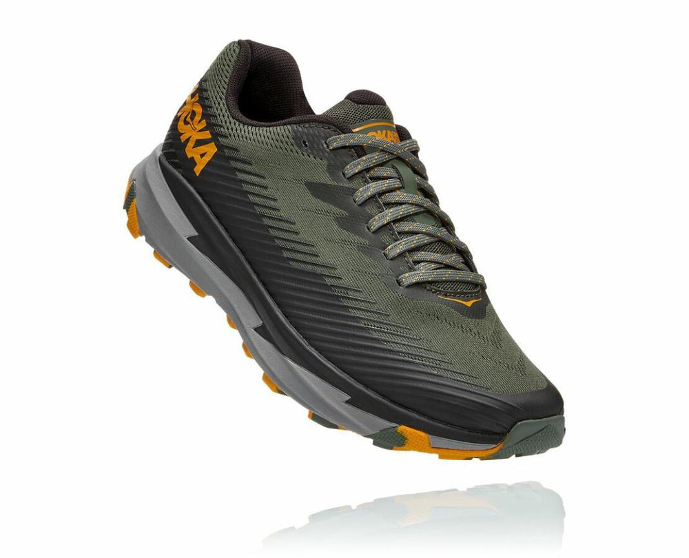Men Trail Running | HOKA ONE ONE Torrent 2 Thyme / Golden Yellow