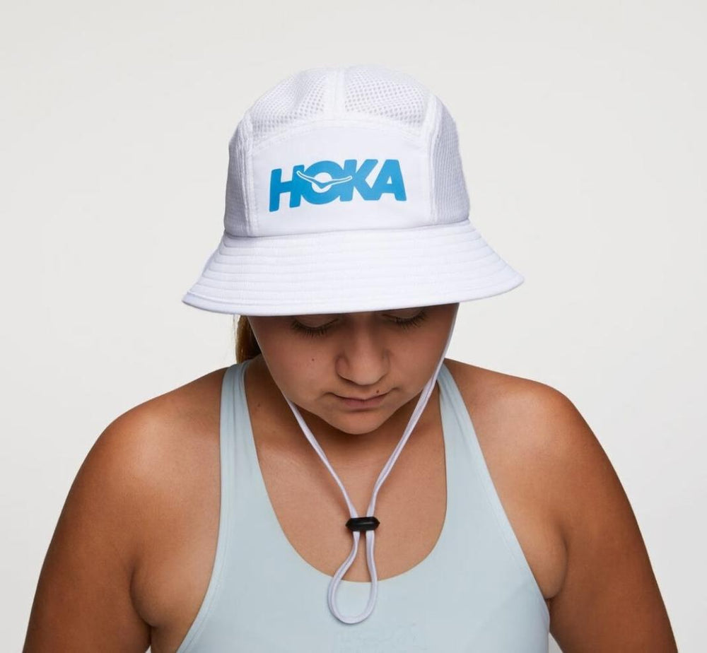 Men/Women Accessories | HOKA ONE ONE All Gender Adventure Hat White / Diva Blue