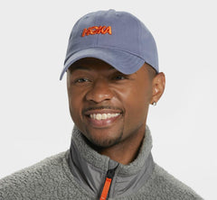 Men/Women Accessories | HOKA ONE ONE All Gender Casual Hat Blue Grey / Vermilion Orange