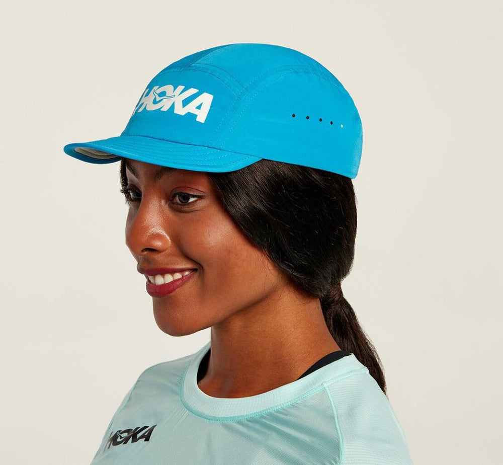 Men/Women Accessories | HOKA ONE ONE All Gender Packable Trail Hat Diva Blue