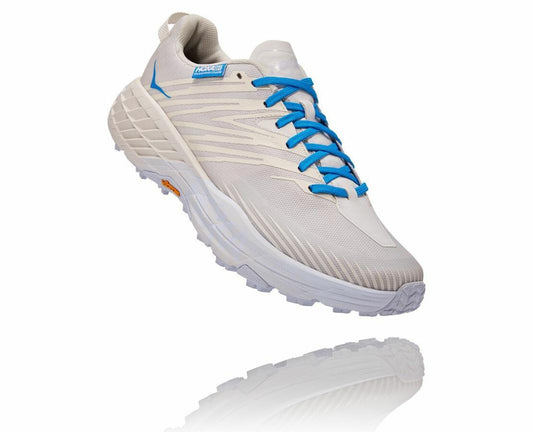 Men/Women Lifestyle | HOKA ONE ONE All Gender Hoka X Tint Speedgoat 4 Marshmallow / Cyan Blue
