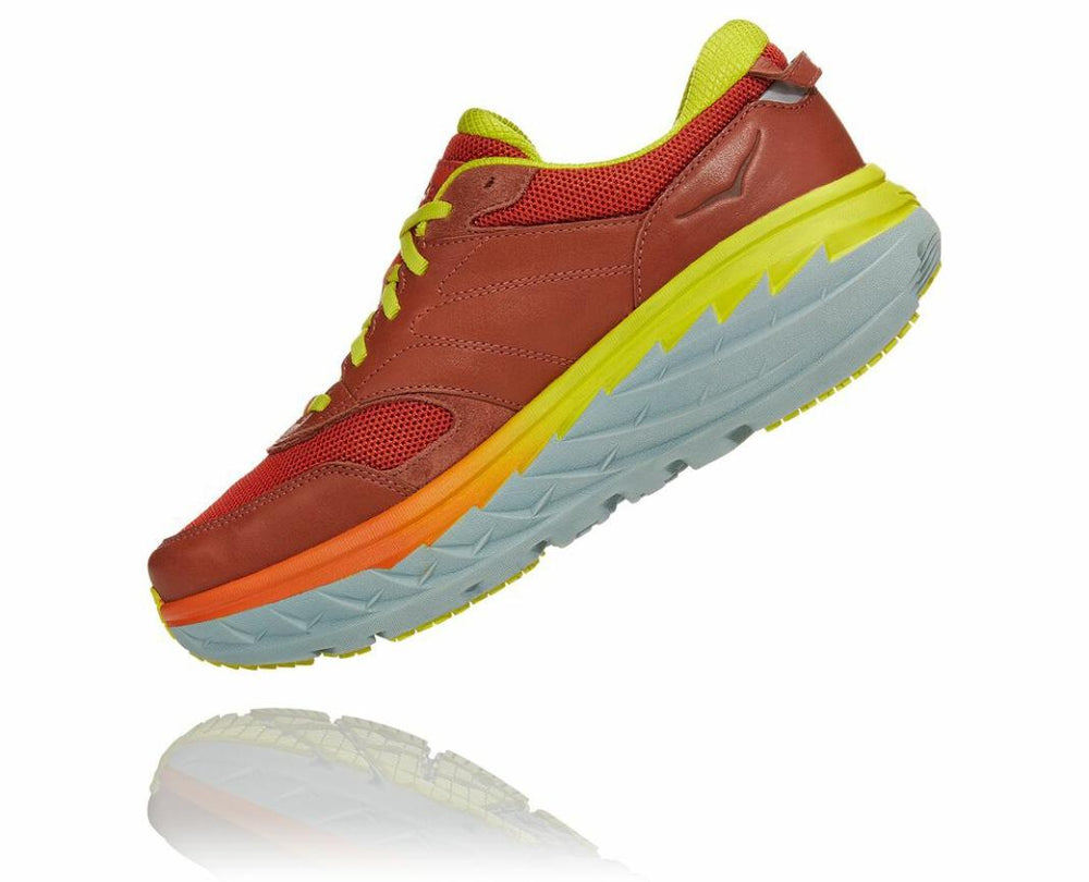 Men/Women Road Running | HOKA ONE ONE All Gender Bondi L Auburn / Chili