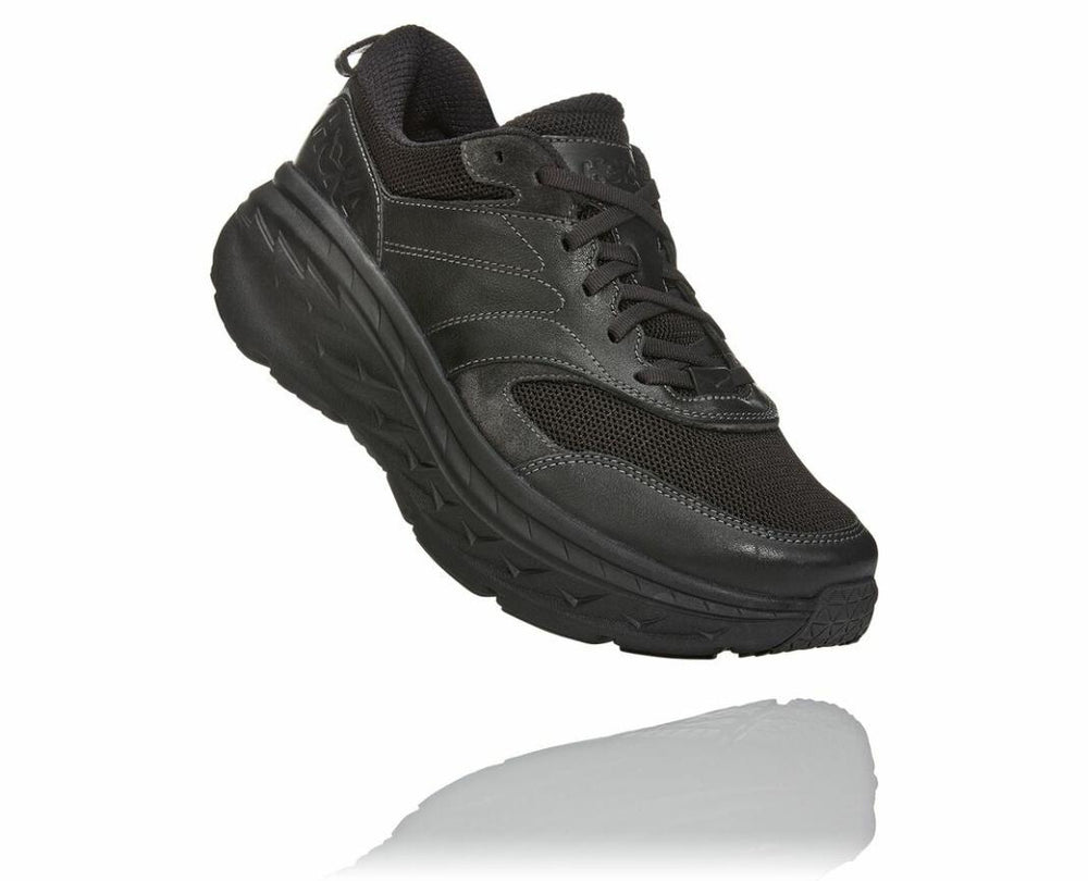 Men/Women Road Running | HOKA ONE ONE All Gender Bondi L Black / Raven