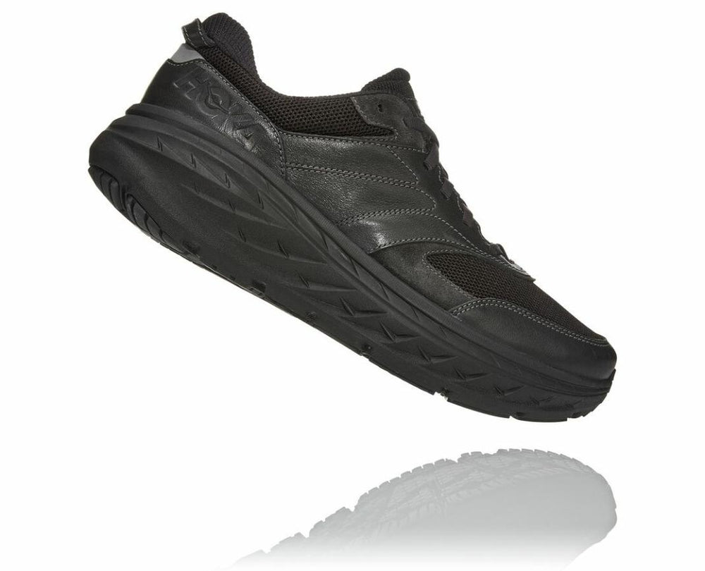 Men/Women Road Running | HOKA ONE ONE All Gender Bondi L Black / Raven